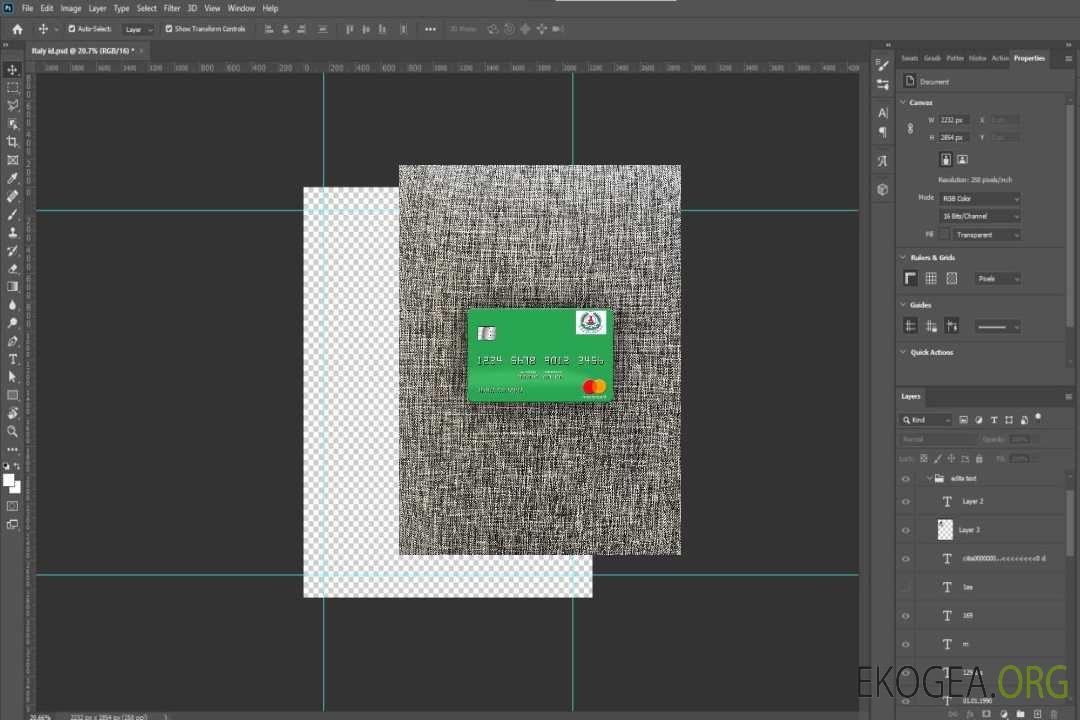 Photolook mastercard de la Banque d'Ivoire du Soudan du Sud recto template Photolook mastercard de la Banque d'Ivoire du Soudan du Sud recto template